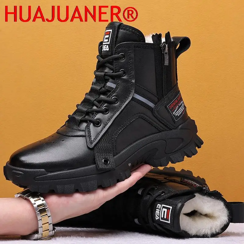 Men Winter Snow Boots Super Warm Men Hiking Boots High Quality Waterproof Leather High Top Men's Boots Outdoor Sneakers
Men Winter Snow Boots Super Warm Men Hiking Boots High Quality Waterproof Leather High Top Men's Boots Outdoor Sneakers