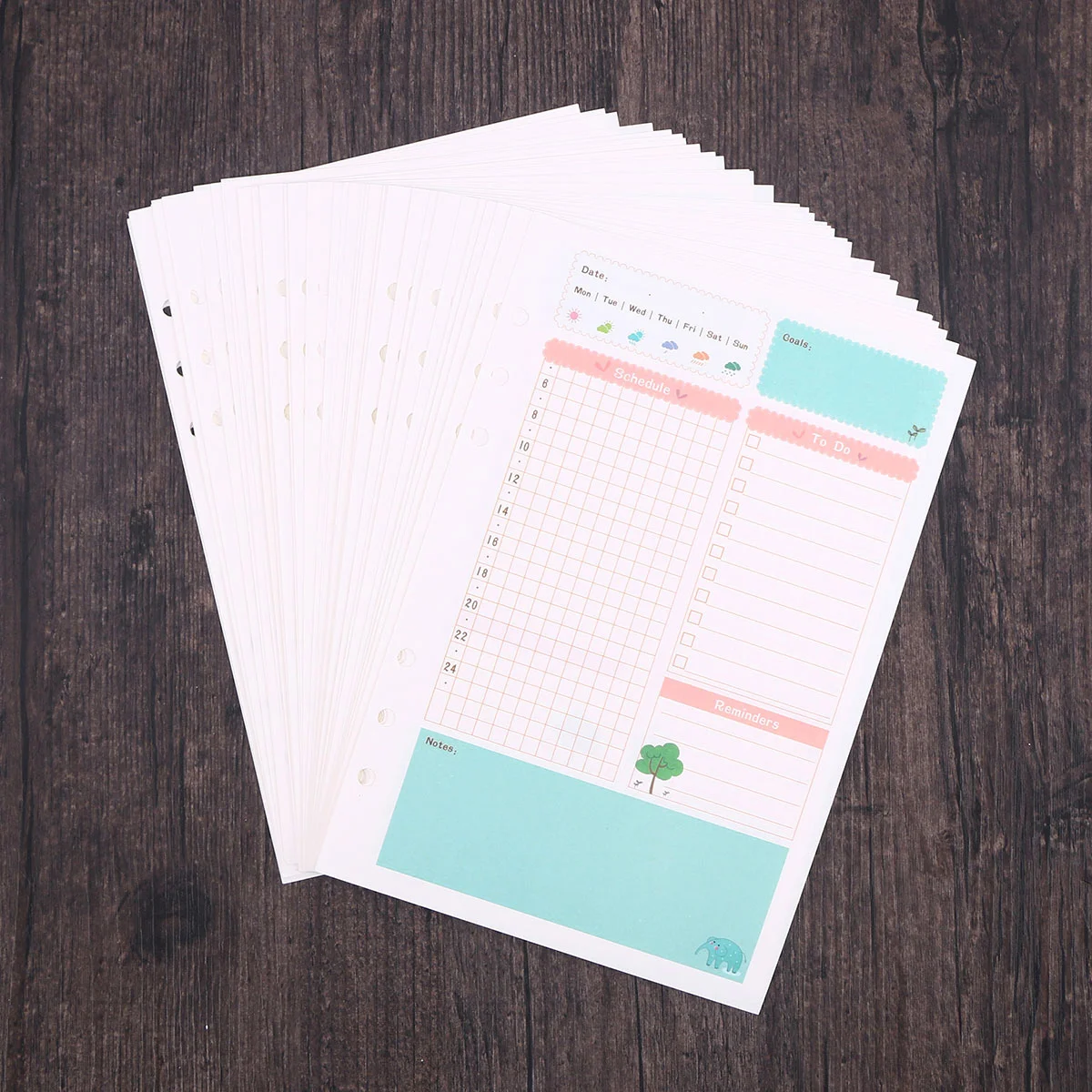 2pcs Filler Paper 6 Holes A5 Size Colorful Loose Leaf Planner Paper Refills Notebook Paper Refills for Planner Notepad
2pcs Filler Paper 6 Holes A5 Size Colorful Loose Leaf Planner Paper Refills Notebook Paper Refills for Planner Notepad