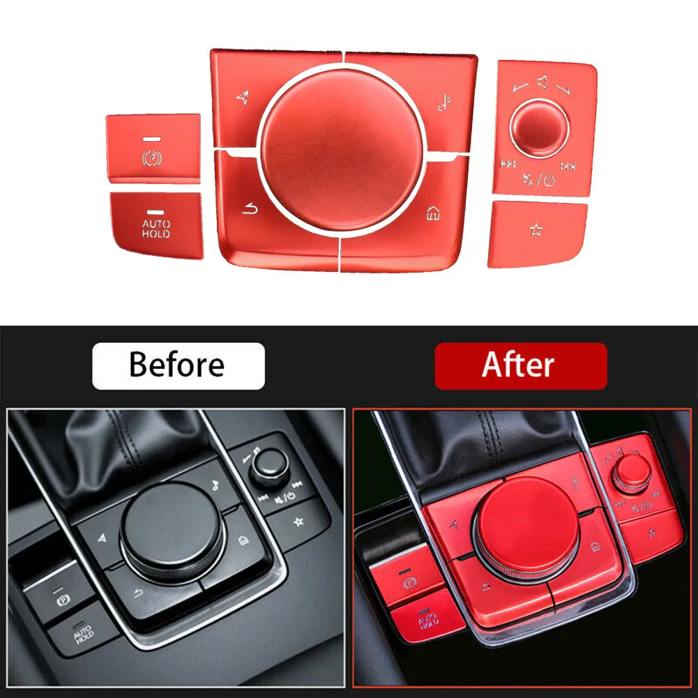 10Pcs Car Console Multimedia Button Cover Trim For Mazda 3 CX30 Button Decoration Stickers Interior Accessories
10Pcs Car Console Multimedia Button Cover Trim For Mazda 3 CX30 Button Decoration Stickers Interior Accessories