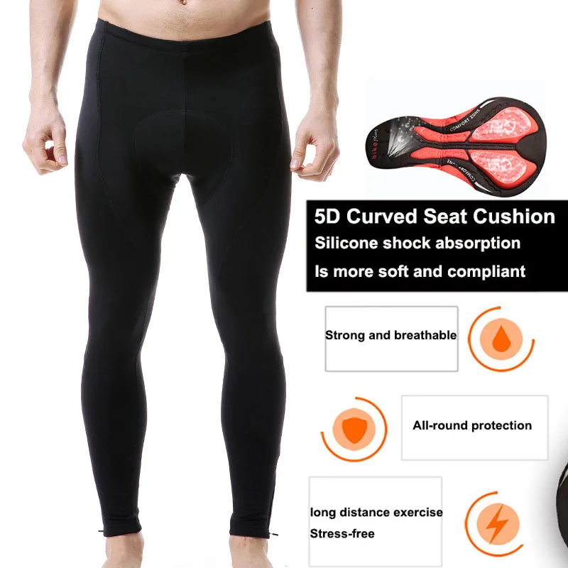 Pure Black Cycling Sports Pants Men's 5D Curved Seat Cushion Breathable Spring and Summer Mountain Bike Trousers
Pure Black Cycling Sports Pants Men's 5D Curved Seat Cushion Breathable Spring and Summer Mountain Bike Trousers