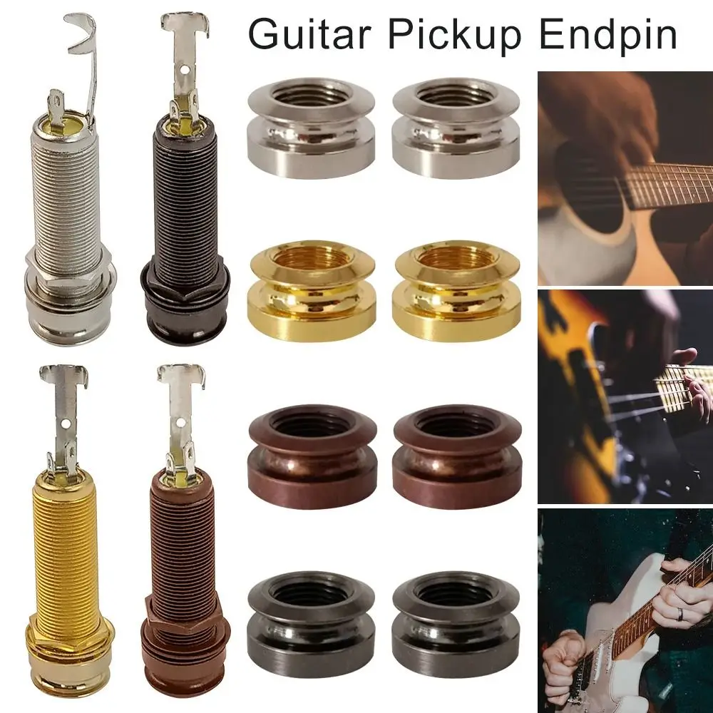 6.35mm Plug Sockets Guitar Pickup Endpin Endpin Jack Output Electric Guitar Pickup Input Jack Plug Threaded Cylinder
6.35mm Plug Sockets Guitar Pickup Endpin Endpin Jack Output Electric Guitar Pickup Input Jack Plug Threaded Cylinder