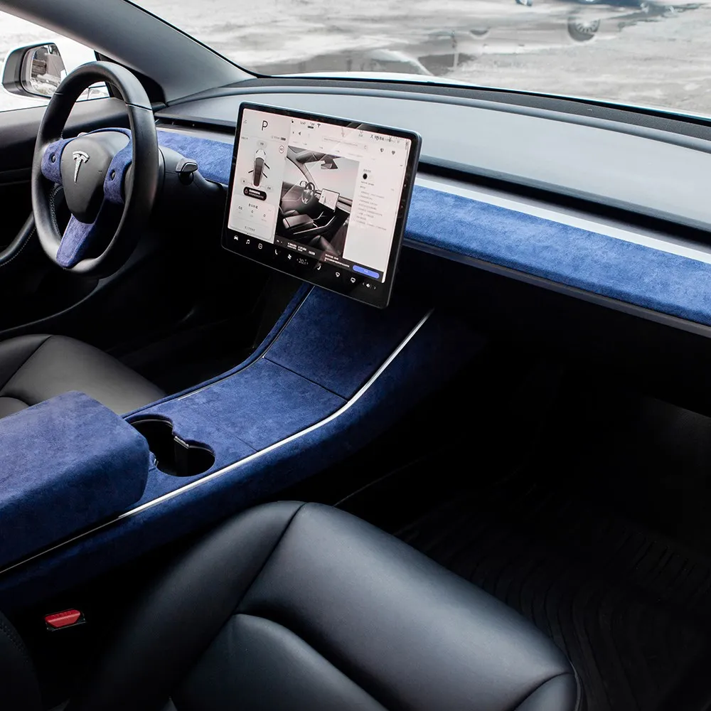 For Tesla Model Y 2021 Car Blue New Center Console Trim Suede Protection Stickers Decal Auto Accessories For Tesla Model 3 2021
For Tesla Model Y 2021 Car Blue New Center Console Trim Suede Protection Stickers Decal Auto Accessories For Tesla Model 3 2021