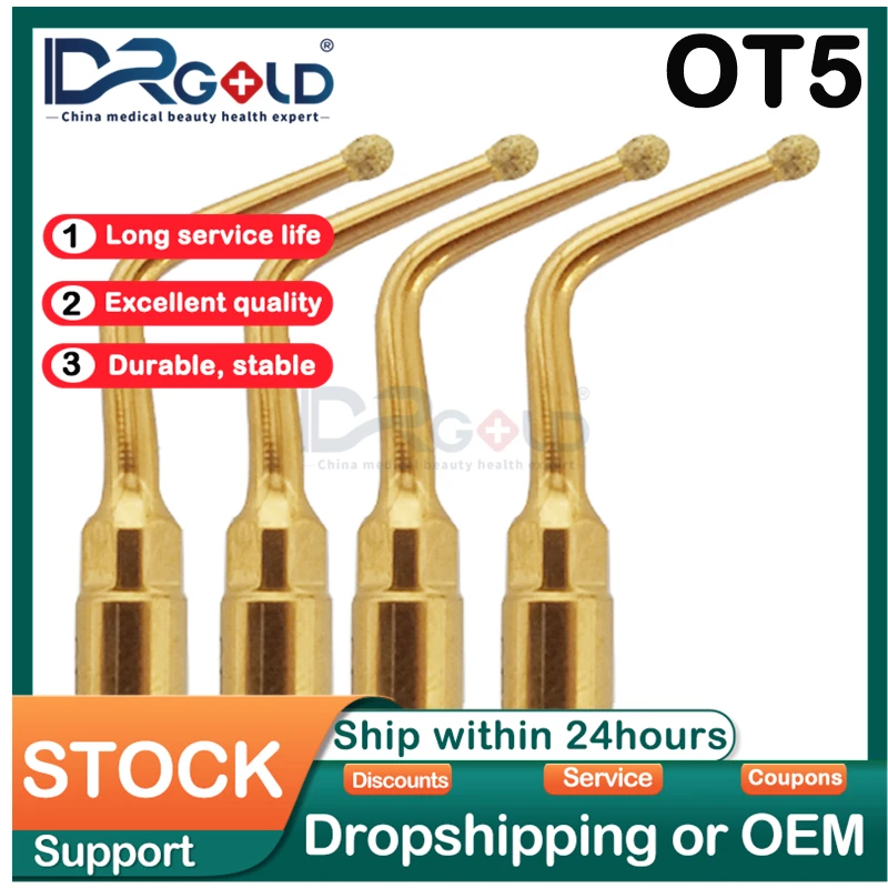 OT5 Ultrasonic Surgery Tips Woodpecker Piezo Bone Cutting Surgical Tips Insert For Osteotomy / Piezosurgery Mectron Ultrasurgery
OT5 Ultrasonic Surgery Tips Woodpecker Piezo Bone Cutting Surgical Tips Insert For Osteotomy / Piezosurgery Mectron Ultrasurgery
