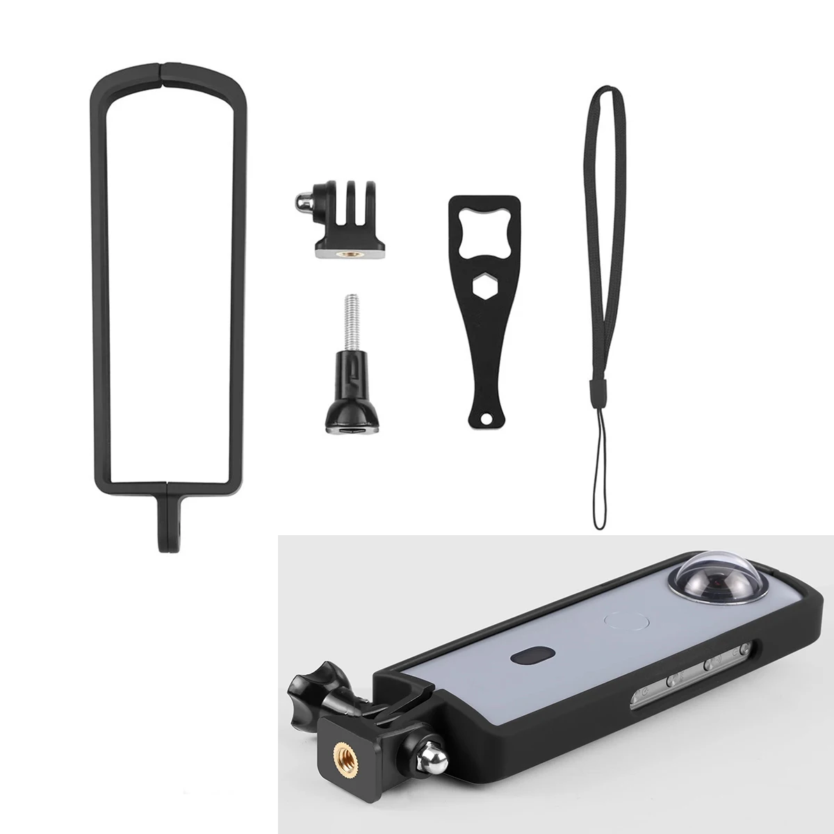 Защитная рамка из АБС-пластика для Ricoh Theta SC2, чехол, крепление, противоударный кронштейн с холодным башмаком, аксессуары для панорамной каме...
Защитная рамка из АБС-пластика для Ricoh Theta SC2, чехол, крепление, противоударный кронштейн с холодным башмаком, аксессуары для панорамной каме...