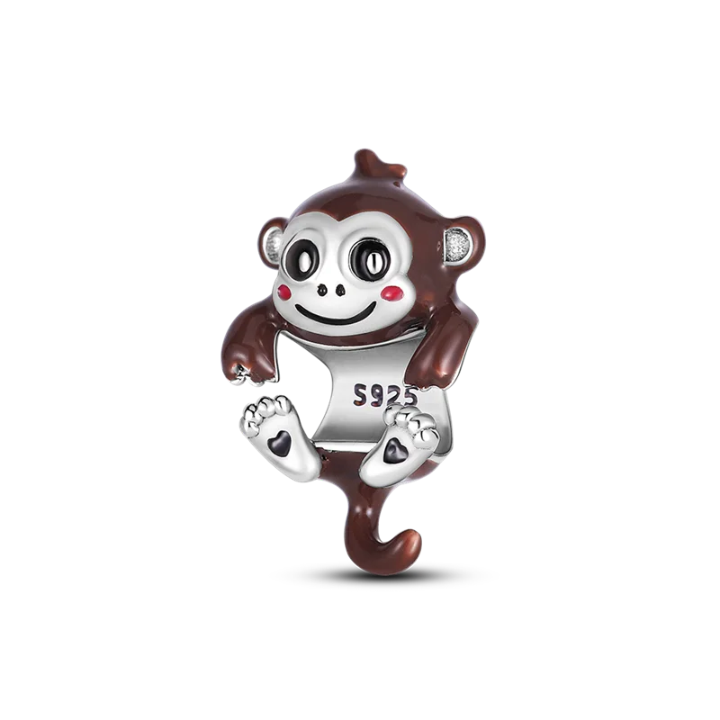 Genuine silver color little monkey charms Fit Original Pandora Bracelet&Bangle For Women Birthday Fashion Jewelry Gift
Genuine silver color little monkey charms Fit Original Pandora Bracelet&Bangle For Women Birthday Fashion Jewelry Gift