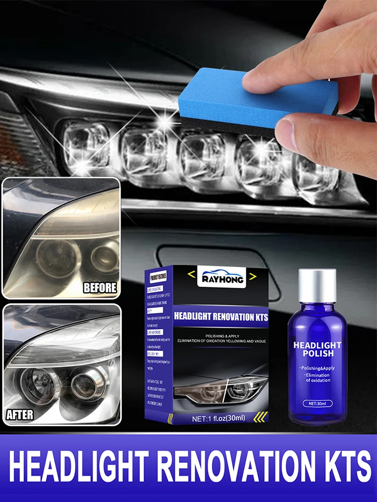 Advanced Headlight Repair Polish Spray Headlight Repair Headlight Renewals Polish For Yellowing Headlight Cleaner And Restorer
Advanced Headlight Repair Polish Spray Headlight Repair Headlight Renewals Polish For Yellowing Headlight Cleaner And Restorer