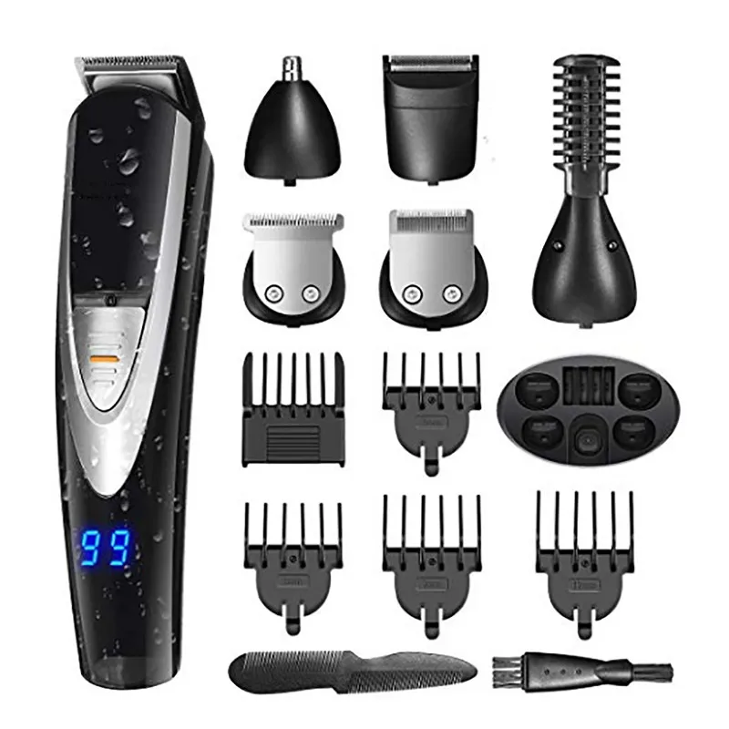 Digoo Barber Powerful Hair Clipper 12 in 1 Hair Trimmer Kit for Men Electric Cutter Hair Cutting Tools Men's Grooming Trimmer
Digoo Barber Powerful Hair Clipper 12 in 1 Hair Trimmer Kit for Men Electric Cutter Hair Cutting Tools Men's Grooming Trimmer