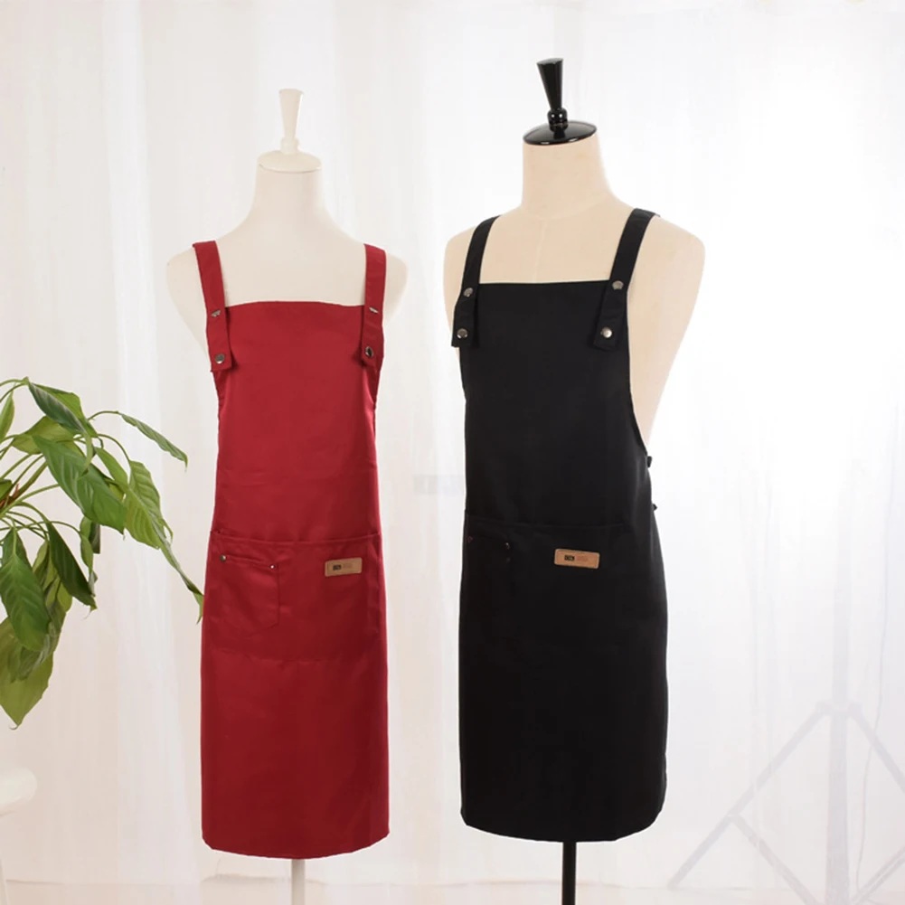 Adjustable Kitchen Apron Sleeveless Waterproof Stain-Resistant with Two Pockets Apron for Restaurant Cafes Barbershop Nail Care
Adjustable Kitchen Apron Sleeveless Waterproof Stain-Resistant with Two Pockets Apron for Restaurant Cafes Barbershop Nail Care