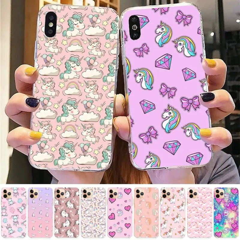 Cute Rainbow Unicorn Phone Case for iPhone 11 12 13 mini pro XS MAX 8 7 6 6S Plus X 5S SE 2020 XR case
Cute Rainbow Unicorn Phone Case for iPhone 11 12 13 mini pro XS MAX 8 7 6 6S Plus X 5S SE 2020 XR case