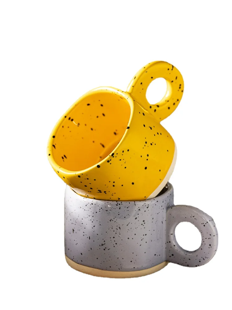 Ceramic Cup Household Creative Ring Cup Breakfast Cup Good-looking Water Cup Coffee Cup Mug
Ceramic Cup Household Creative Ring Cup Breakfast Cup Good-looking Water Cup Coffee Cup Mug