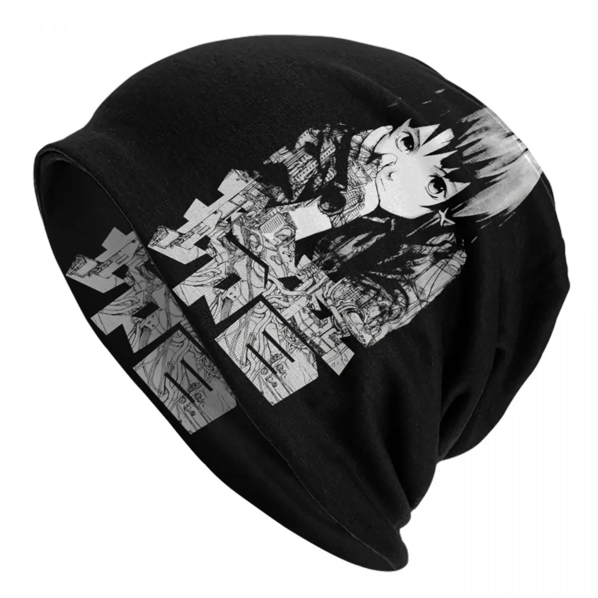 Anime Serial Experiments Lain Bonnet Hats Knit Hat Cool Japanese Manga Iwakura Skullies Beanies Hat Unisex Summer Dual-use Cap
Anime Serial Experiments Lain Bonnet Hats Knit Hat Cool Japanese Manga Iwakura Skullies Beanies Hat Unisex Summer Dual-use Cap