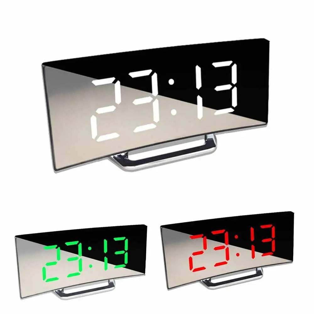 LED Digital Mirror Digital Alarm Clock with Temperature Date Display Alarms Clock for Bedroom Electronic Smart Snooze Wall Clock
LED Digital Mirror Digital Alarm Clock with Temperature Date Display Alarms Clock for Bedroom Electronic Smart Snooze Wall Clock