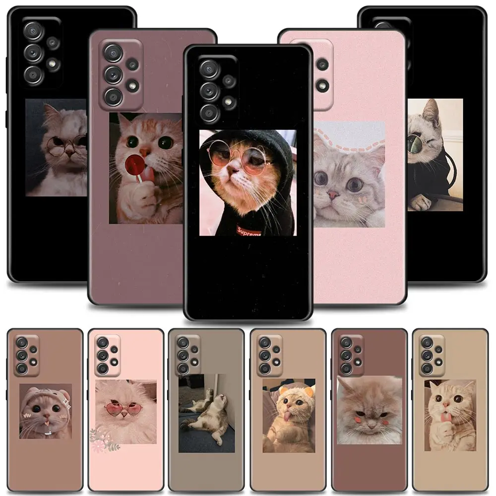 Phone Case for Samsung A01 A02 A03s A11 A12 A13 A21s A22 A31 A32 A41 A42 A51 4G 5G Silicone CaseCartoon Cute Cats
Phone Case for Samsung A01 A02 A03s A11 A12 A13 A21s A22 A31 A32 A41 A42 A51 4G 5G Silicone CaseCartoon Cute Cats
