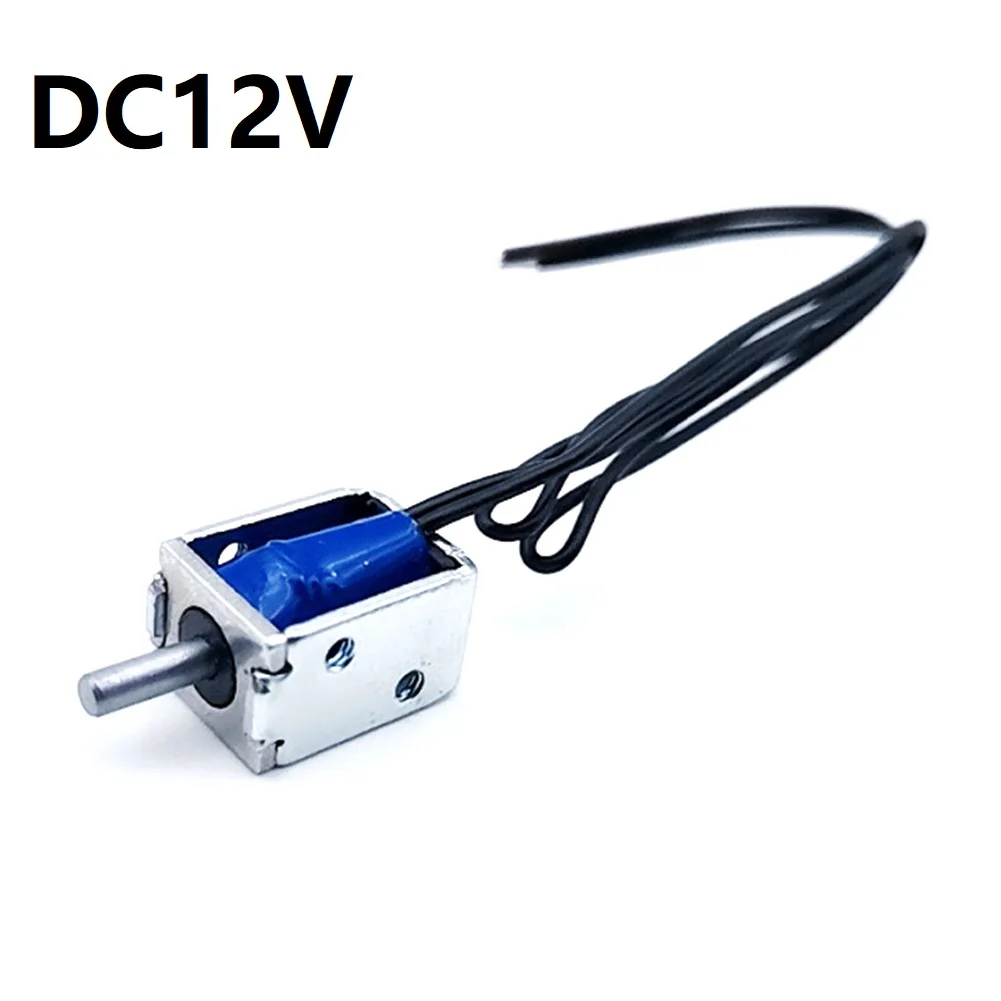 DC 5V/12V Mini Electromagnetic Lock Frame Type Push-pull Solenoid For Shared Power Bank New Energy Sharing Equipment SM0415-3
DC 5V/12V Mini Electromagnetic Lock Frame Type Push-pull Solenoid For Shared Power Bank New Energy Sharing Equipment SM0415-3