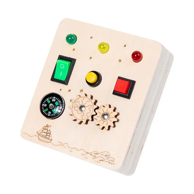 Занятая доска для малышей, игрушка Монтессори, деревянная сенсорная игрушка со светодиодной подсветкой, Детские Игрушки для развития жизненных навыков Монтессори
Занятая доска для малышей, игрушка Монтессори, деревянная сенсорная игрушка со светодиодной подсветкой, Детские Игрушки для развития жизненных навыков Монтессори