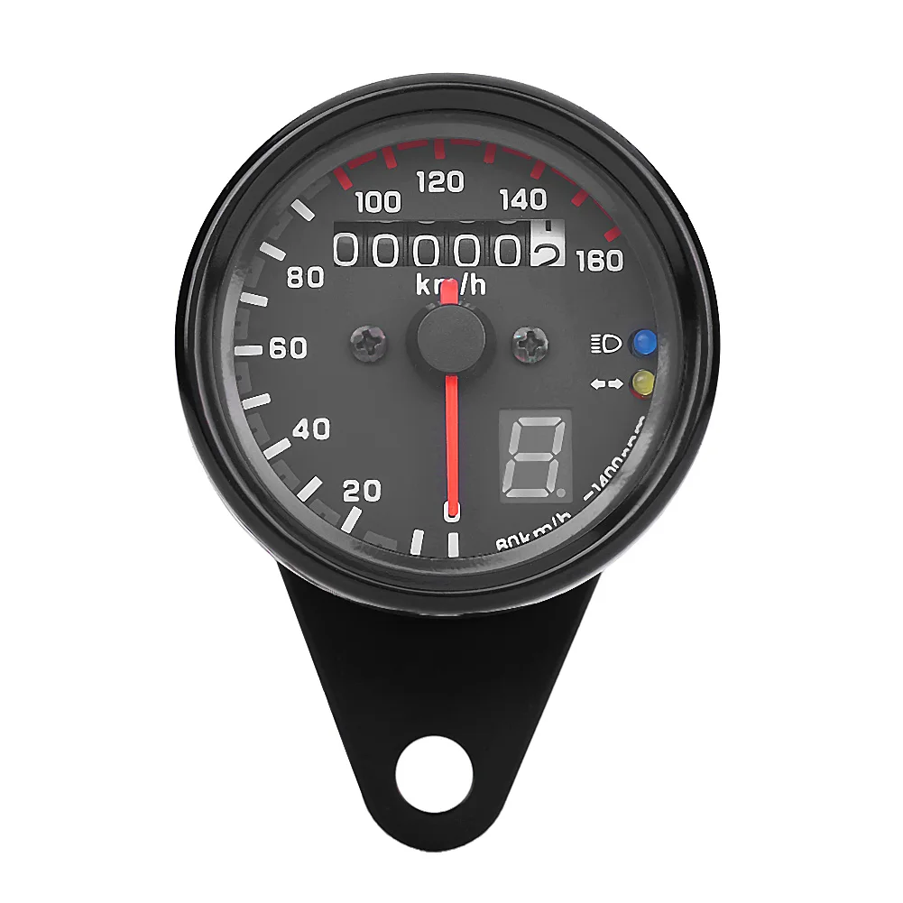 Universal Motorcycle Dual Odometer Speedometer Gauge Gear Digital Display with Indicator Black
Universal Motorcycle Dual Odometer Speedometer Gauge Gear Digital Display with Indicator Black