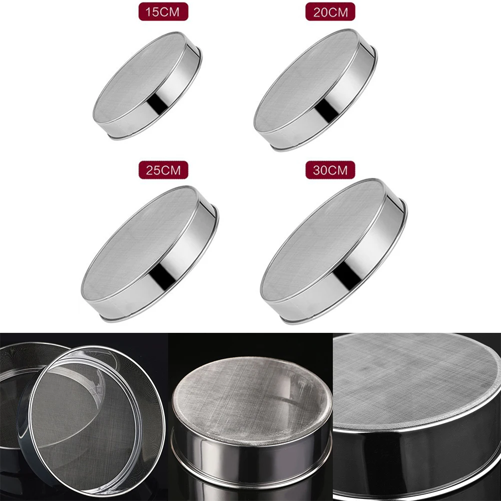 Stainless Steel Wire Fine Mesh Oil Strainer Flour Colander Sieve Sifter Pastry Baking Tools Kitchen Accessories
Stainless Steel Wire Fine Mesh Oil Strainer Flour Colander Sieve Sifter Pastry Baking Tools Kitchen Accessories