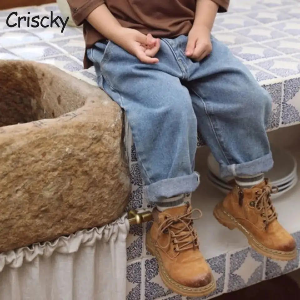 Criscky Baby Boys Jeans Autumn Winter Denim Pants for Boy Girl New Children's Pants Trousers Kids Baby Casual Pant
Criscky Baby Boys Jeans Autumn Winter Denim Pants for Boy Girl New Children's Pants Trousers Kids Baby Casual Pant