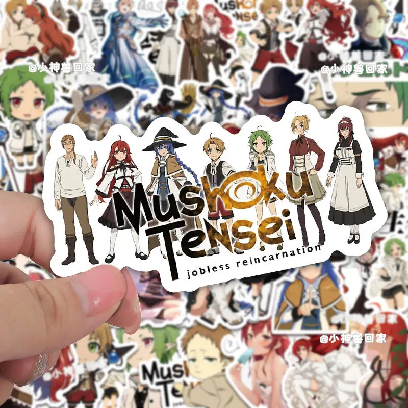 Jobless Reincarnation Sticker Anime DIY Sticker Waterproof Sticker Rudeus Greyrat Cute Kids Stationery Children School Supplies
Jobless Reincarnation Sticker Anime DIY Sticker Waterproof Sticker Rudeus Greyrat Cute Kids Stationery Children School Supplies