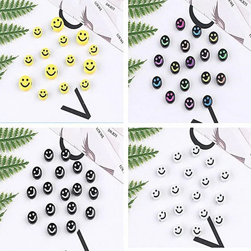 4mm X 7mm Smiley Acrylic Flat Beads DIY Kids Bracelet and Necklace Accessories 100pcs
4mm X 7mm Smiley Acrylic Flat Beads DIY Kids Bracelet and Necklace Accessories 100pcs