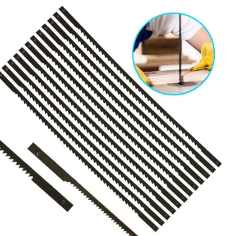 10PCS 132mm Scroll Saw Blades 10/15/18/24T Carbon Steel Saw Blades For Wood Plastic Foam Soft Metal Cutting Woodworking Tools
10PCS 132mm Scroll Saw Blades 10/15/18/24T Carbon Steel Saw Blades For Wood Plastic Foam Soft Metal Cutting Woodworking Tools