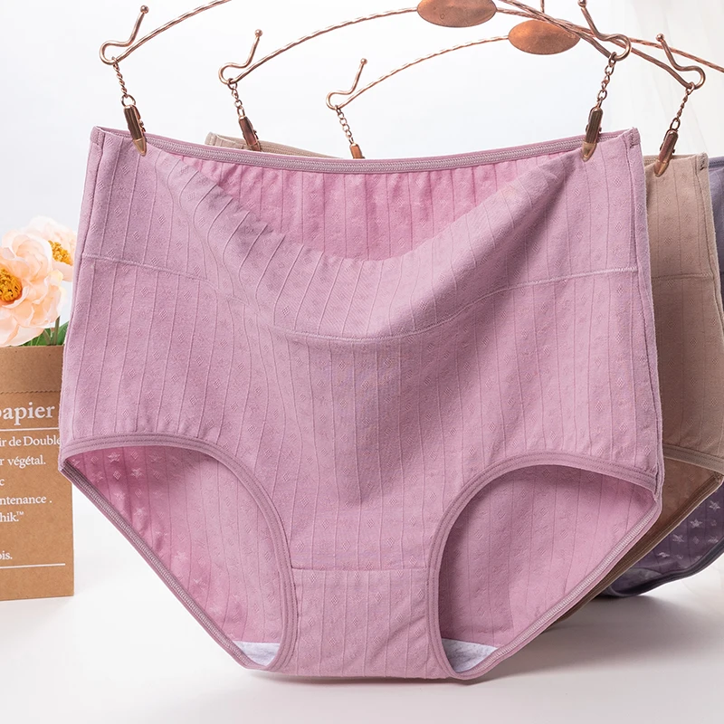 Women's Panties Cotton Antibacterial Panties High Waist Panties Comfortable Solid Color Panties Plus Size Underwear Wholesale
Women's Panties Cotton Antibacterial Panties High Waist Panties Comfortable Solid Color Panties Plus Size Underwear Wholesale
