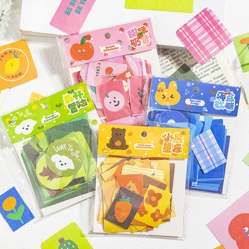 42 Pcs Cream Pudding Series Washi Paper Sticker Set Animals Fruits Stickers For Decorative Scrapbooking Journaling Junk Journal
42 Pcs Cream Pudding Series Washi Paper Sticker Set Animals Fruits Stickers For Decorative Scrapbooking Journaling Junk Journal