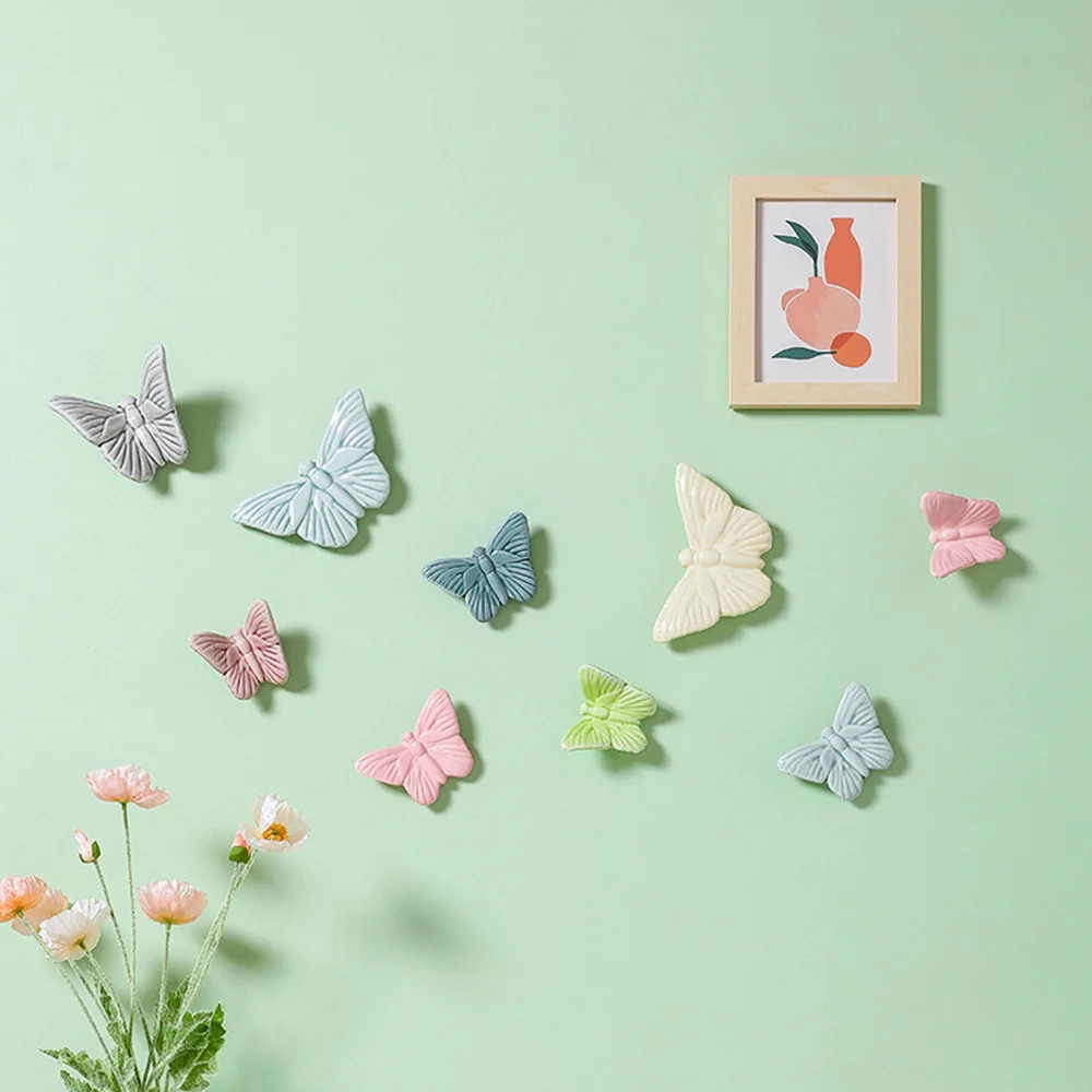 New Hot Creative Ceramic Butterfly Charm Wall Hanging Ornaments Nordic Home Decoration
New Hot Creative Ceramic Butterfly Charm Wall Hanging Ornaments Nordic Home Decoration