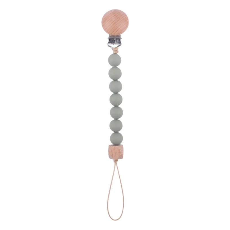 H37A Baby Pacifier Clip Silicone Pacifiers Holder Chain Beech Bead Teething Toy for Infant Girls Boys Chewing Playing Supplies
H37A Baby Pacifier Clip Silicone Pacifiers Holder Chain Beech Bead Teething Toy for Infant Girls Boys Chewing Playing Supplies