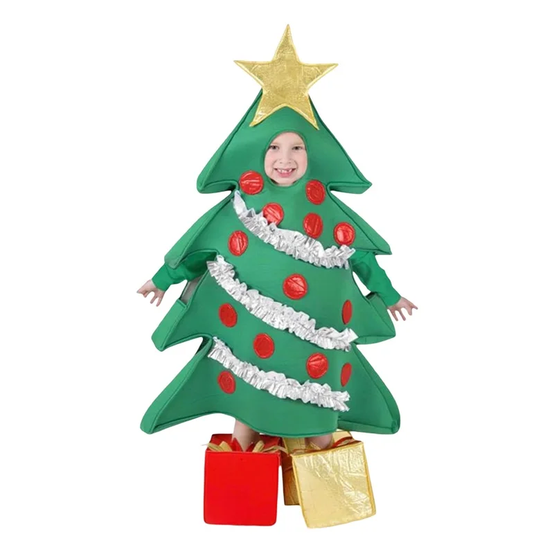 Adults Kids Christmas Costumes Christmas Tree Dress and Gift Box Shaped Shoes for Cosplay Role-Playing Party Outfits
Adults Kids Christmas Costumes Christmas Tree Dress and Gift Box Shaped Shoes for Cosplay Role-Playing Party Outfits