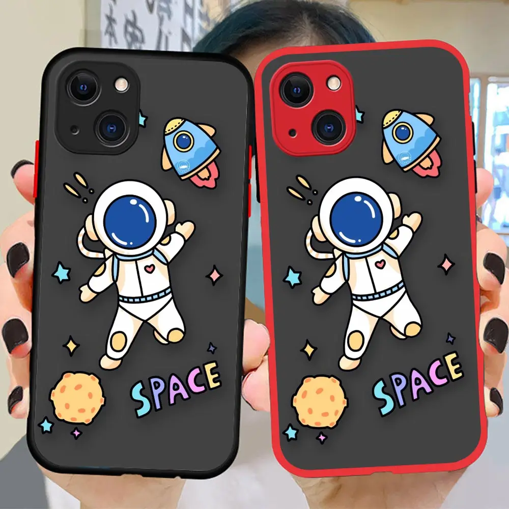 Cute Cartoon Astronaut Shockproof Funda Coque Case For Apple 14 13 12 11 Pro iPhone XR XS X 8 7 6s Plus Max Mini Clear Case Para
Cute Cartoon Astronaut Shockproof Funda Coque Case For Apple 14 13 12 11 Pro iPhone XR XS X 8 7 6s Plus Max Mini Clear Case Para