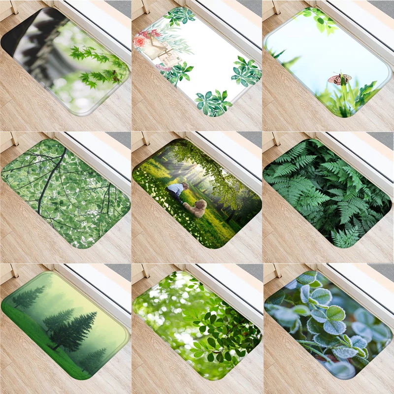 Leaves Doormat Kitchen Carpet Anti-Slip Nordic Style Plant Forest Bottom Bathroom Floor Dustproof Mats
Leaves Doormat Kitchen Carpet Anti-Slip Nordic Style Plant Forest Bottom Bathroom Floor Dustproof Mats