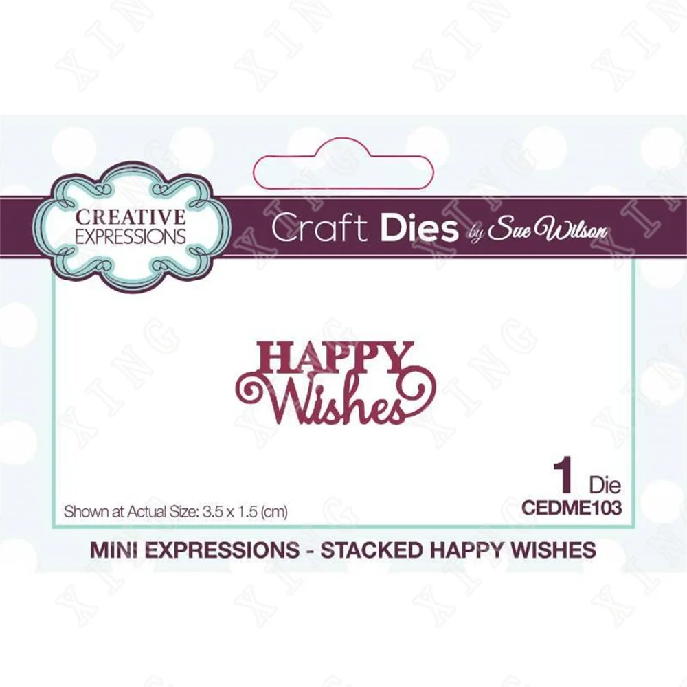 2022 New Happy Wishes Craft Metal Cutting Dies Scrapbook Diary Decoration Stencil Embossing Template Diy Greeting Card Handmade
2022 New Happy Wishes Craft Metal Cutting Dies Scrapbook Diary Decoration Stencil Embossing Template Diy Greeting Card Handmade