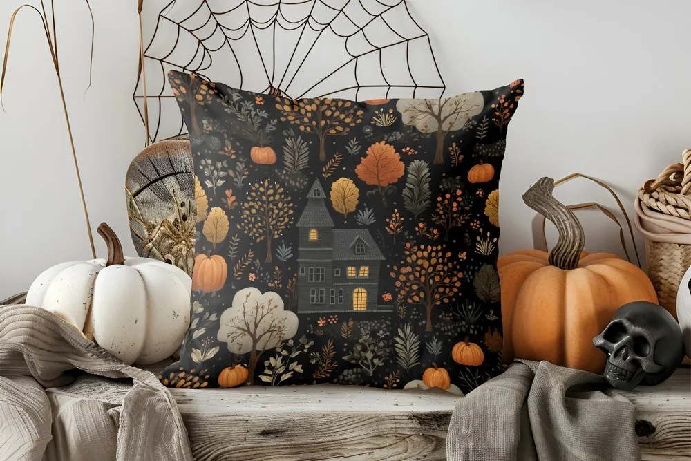 Наволочка полиэстер велюр Хэллоуин дом и тыква 40x40 см
Наволочка полиэстер велюр Хэллоуин дом и тыква 40x40 см