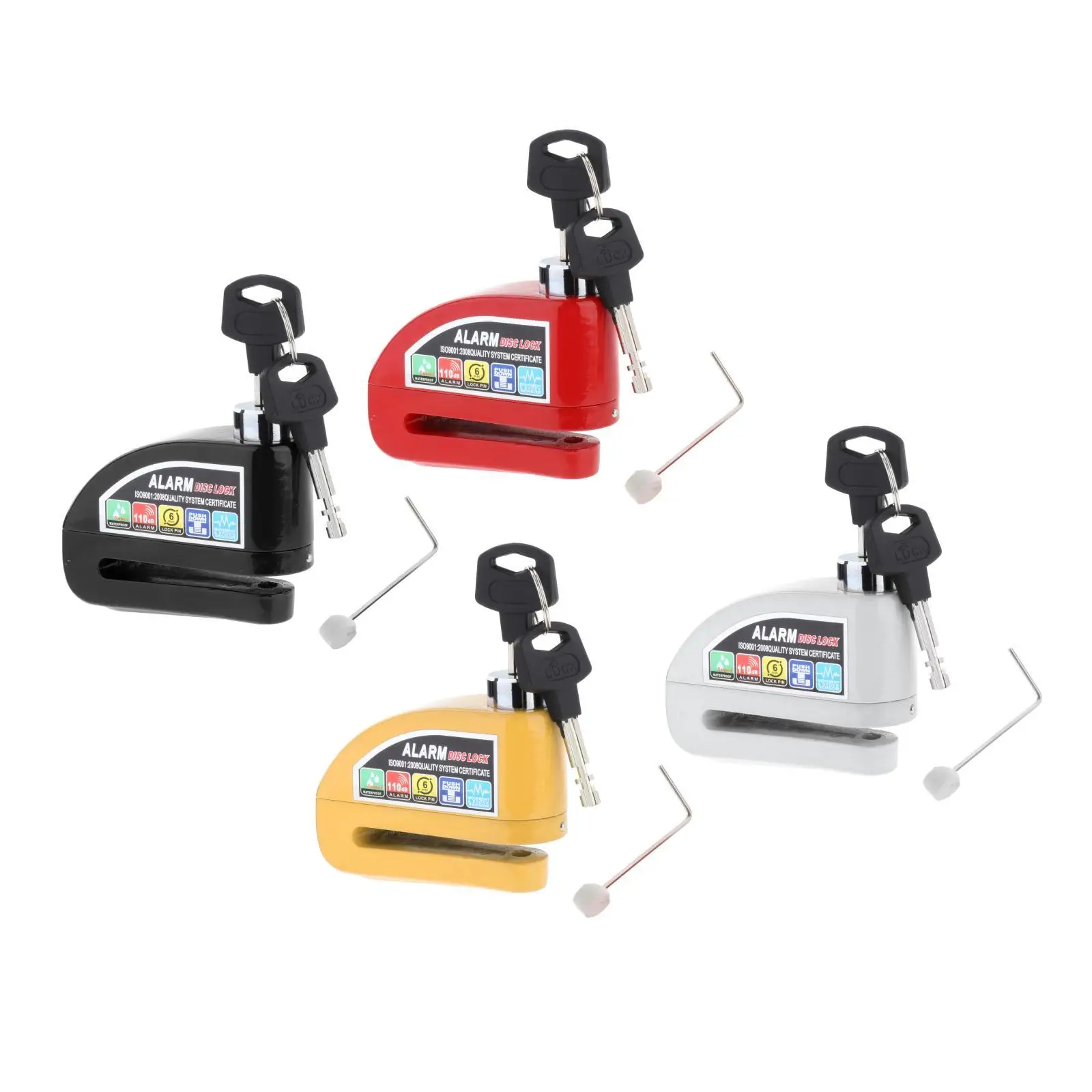 Motorcycle Disc Lock Disc Brake Lock Security Wheel Padlock Fit for Bicycle 
Motorcycle Disc Lock Disc Brake Lock Security Wheel Padlock Fit for Bicycle