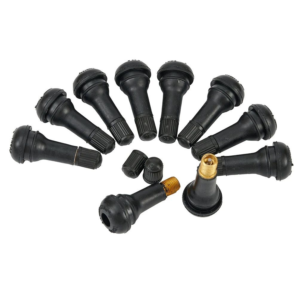 10Pcs TR413 Snap In Type Rubber Valve Tool SET Tubeless Tyre Valves Stems Universal Rubber Nozzle Aluminum Alloy Rubber Nozzle
10Pcs TR413 Snap In Type Rubber Valve Tool SET Tubeless Tyre Valves Stems Universal Rubber Nozzle Aluminum Alloy Rubber Nozzle