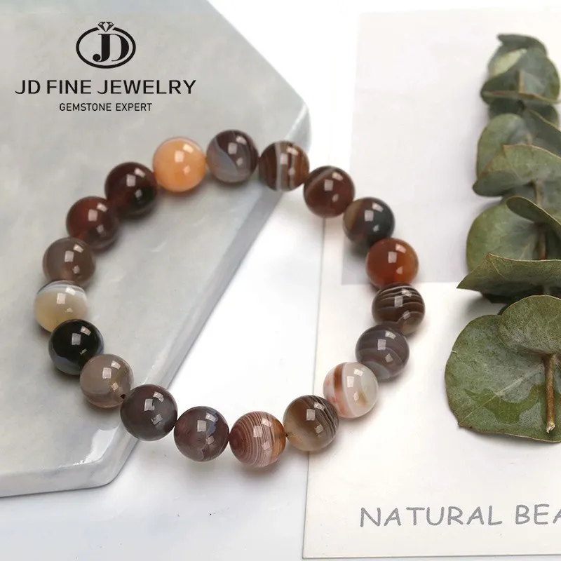 JD Natural Persian Gulf carnelian Stone Women Bracelets Colorful Striped Agates Round Bead Handmade Charm Rope Pulseras For Gift 
JD Natural Persian Gulf carnelian Stone Women Bracelets Colorful Striped Agates Round Bead Handmade Charm Rope Pulseras For Gift