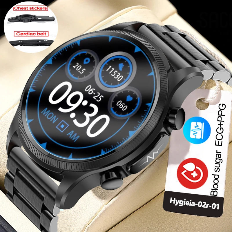Non-invasive Blood Glucose ECG+PPG Smart Watch Laser Treatment Of Hypertension Hyperglycemia Hyperlipidemia Heart Rate Healthy
Non-invasive Blood Glucose ECG+PPG Smart Watch Laser Treatment Of Hypertension Hyperglycemia Hyperlipidemia Heart Rate Healthy