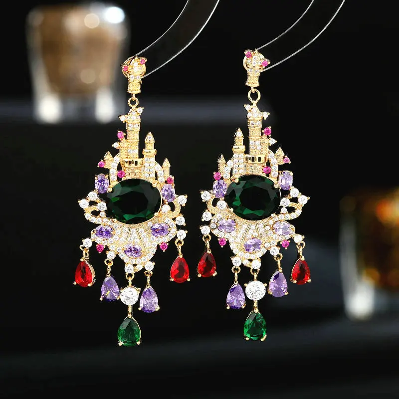 Elegant Temperament Jewelry Long Tassel Water Drop Earrings for Women Wedding Castles Bohemia Pendant Earring 2023 Trending
Elegant Temperament Jewelry Long Tassel Water Drop Earrings for Women Wedding Castles Bohemia Pendant Earring 2023 Trending