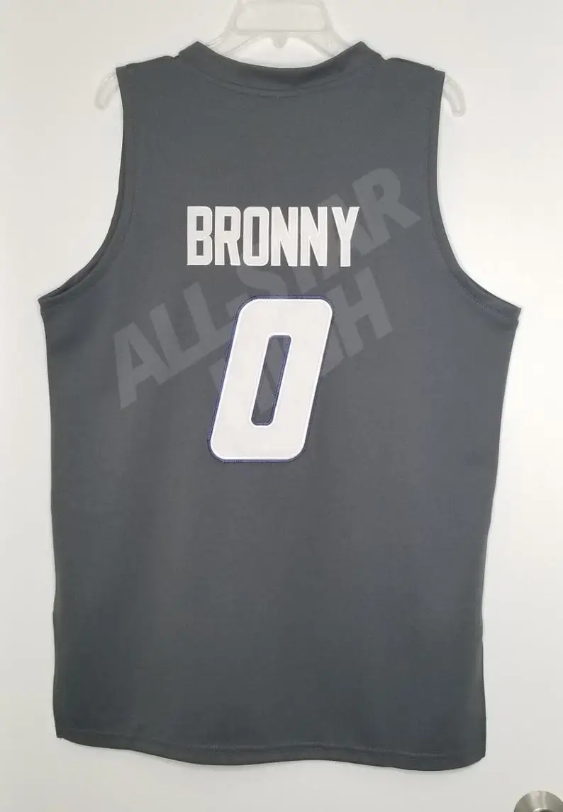 

Retro Throwback 0 Bronny James High School Basketball Jersey Stitched Embroidery Customize any name and number