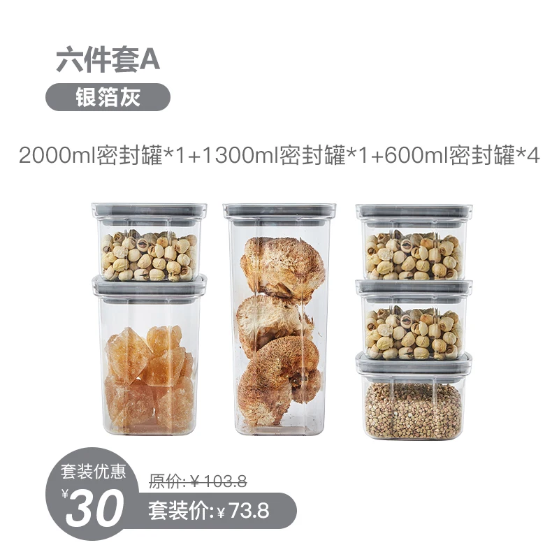 Transparent Plastic Storage Jars Food Cereal Dispenser Rice Container Spices Storage Jar Airtight Garrafa Kitchen Items 50
Transparent Plastic Storage Jars Food Cereal Dispenser Rice Container Spices Storage Jar Airtight Garrafa Kitchen Items 50