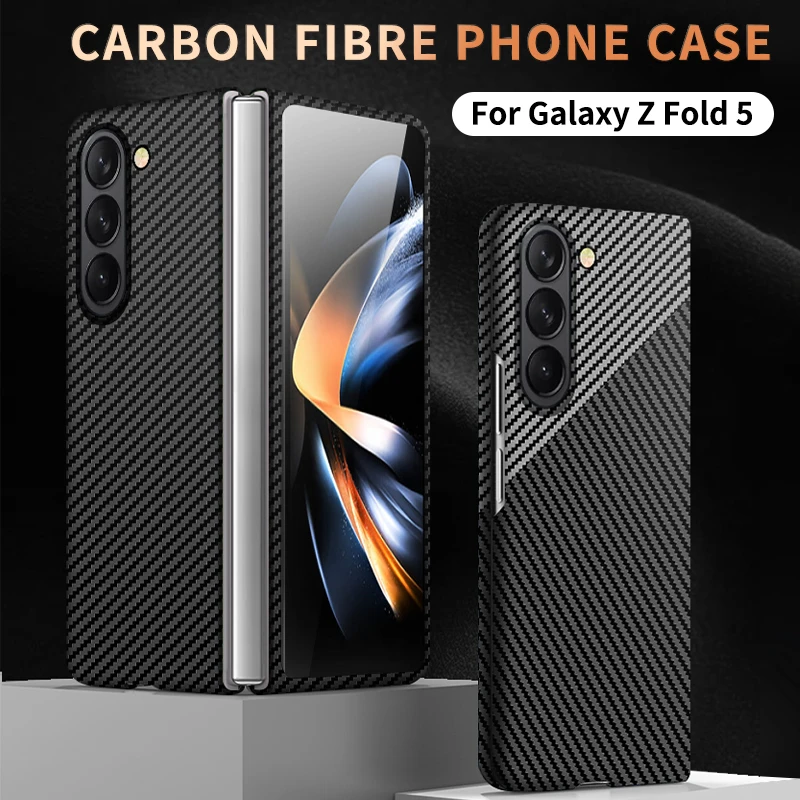 For Samsung Galaxy Z Fold 5 ZFold5 Case Luxury Imitation Carbon Fiber Texture Plastics Shockproof Hard Back Cover Accessories
For Samsung Galaxy Z Fold 5 ZFold5 Case Luxury Imitation Carbon Fiber Texture Plastics Shockproof Hard Back Cover Accessories
