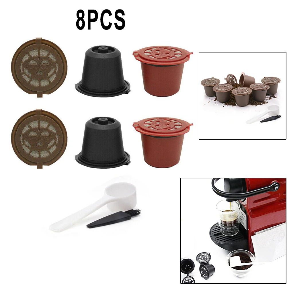 6PCS Coffee Capsule Cup For Nespresso Machine Maker Machine Refillable Reusable Coffee Filter Capsule Pods Kitchen Bar Supplies
6PCS Coffee Capsule Cup For Nespresso Machine Maker Machine Refillable Reusable Coffee Filter Capsule Pods Kitchen Bar Supplies