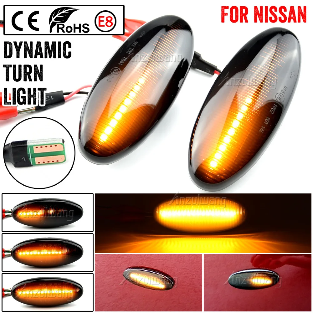 2pcs For Nissan Navara D22 NP300 1998-2005 Datsun Frontier Fiera PickUp Terrano LED Dynamic Side Marker Turn Signal Light Lamp
2pcs For Nissan Navara D22 NP300 1998-2005 Datsun Frontier Fiera PickUp Terrano LED Dynamic Side Marker Turn Signal Light Lamp