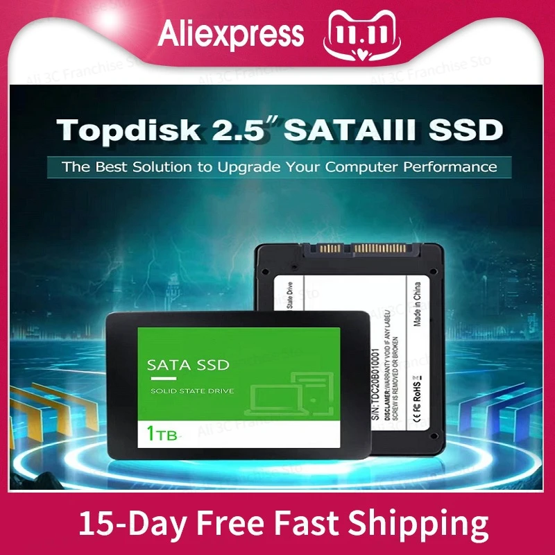 Жесткий диск SSD sata Φ 1 ТБ, диск sata3 2,5 дюйма 32/128/256 ГБ ssd TLC 500, Внутренние твердотельные диски для ноутбука и настольного компьютера
Жесткий диск SSD sata Φ 1 ТБ, диск sata3 2,5 дюйма 32/128/256 ГБ ssd TLC 500, Внутренние твердотельные диски для ноутбука и настольного компьютера