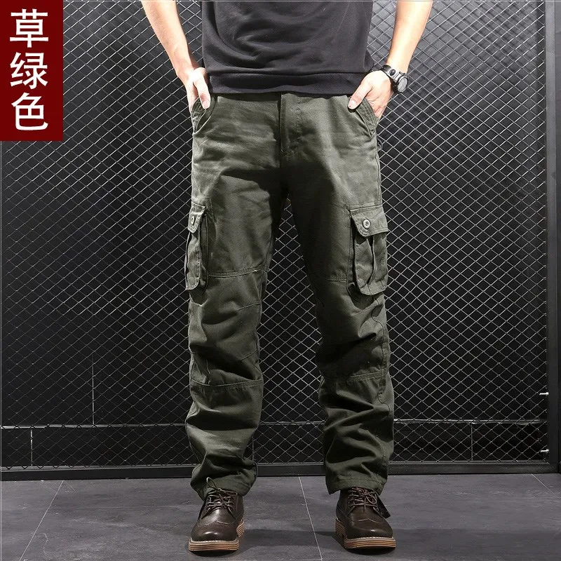 Live New Pure Cotton High Quality2022Spring and Autumn Casual Pants Men's Overalls Trousers Multi-Bag Cropped Pants
Live New Pure Cotton High Quality2022Spring and Autumn Casual Pants Men's Overalls Trousers Multi-Bag Cropped Pants