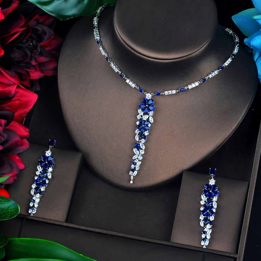 Fashion Sparkling Dubai Full Cubic Zircon Jewelry Sets For Women Wedding Accessories Long Pendientes Mujer Moda N-696
Fashion Sparkling Dubai Full Cubic Zircon Jewelry Sets For Women Wedding Accessories Long Pendientes Mujer Moda N-696