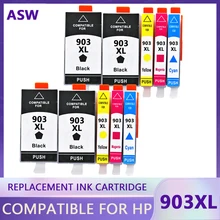 ASW Compatible Ink Cartridge Replacement for HP 903 903XL 907 For HP OfficeJet Pro 6950/6960/6961/6970/6971 All-in-One Printer