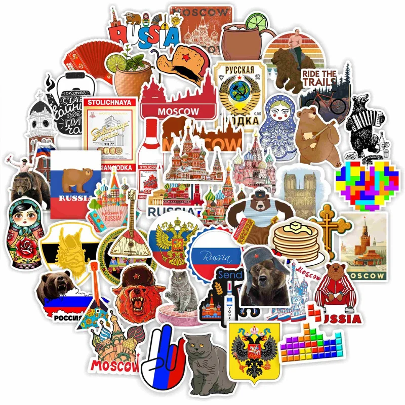 50 Pcs Russia Landmark Building Stickers Scrapbooking Decorative Stationery Sticker for Laptop Phone Snowboard Bicycle Journal
50 Pcs Russia Landmark Building Stickers Scrapbooking Decorative Stationery Sticker for Laptop Phone Snowboard Bicycle Journal