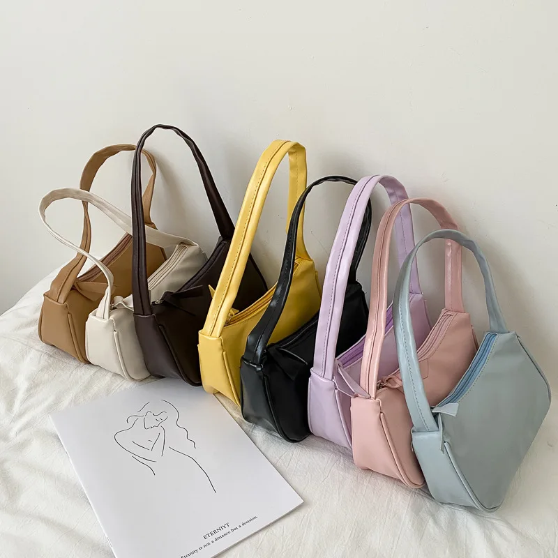 Women's Bag 2022 New PU Leather Shoulder Bag Solid Color Fashion Handbags Multicolor Optional Bags for Women Bolsa Infantil
Women's Bag 2022 New PU Leather Shoulder Bag Solid Color Fashion Handbags Multicolor Optional Bags for Women Bolsa Infantil